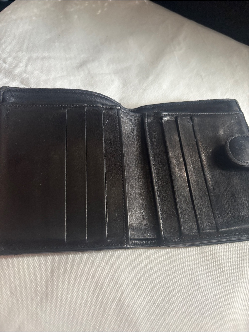 Chanel Black Quilted CC Logo Leather Wallet with COA card - Picture 9 of 17